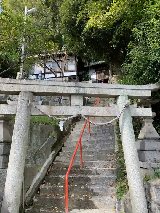 夢野八幡神社の鳥居