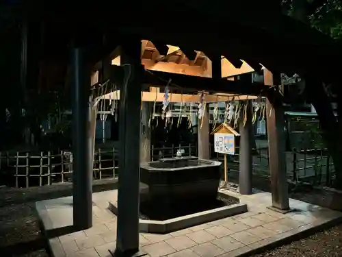 新琴似神社の手水