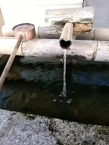 小梳神社の手水