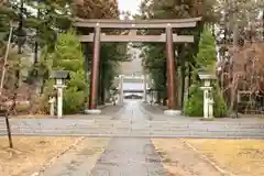 山梨縣護國神社の鳥居