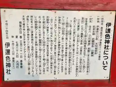 伊迩色神社の歴史