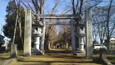 沓掛香取神社の鳥居