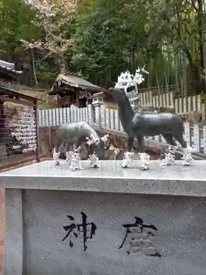 北山鹿島神社の像