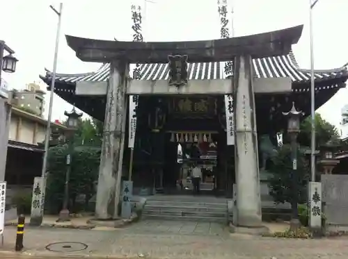 櫛田神社の鳥居