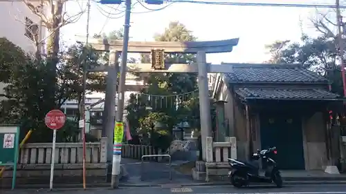 江島杉山神社の鳥居