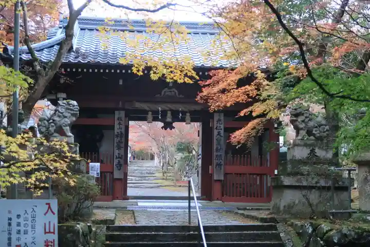 神峯山寺の山門・神門