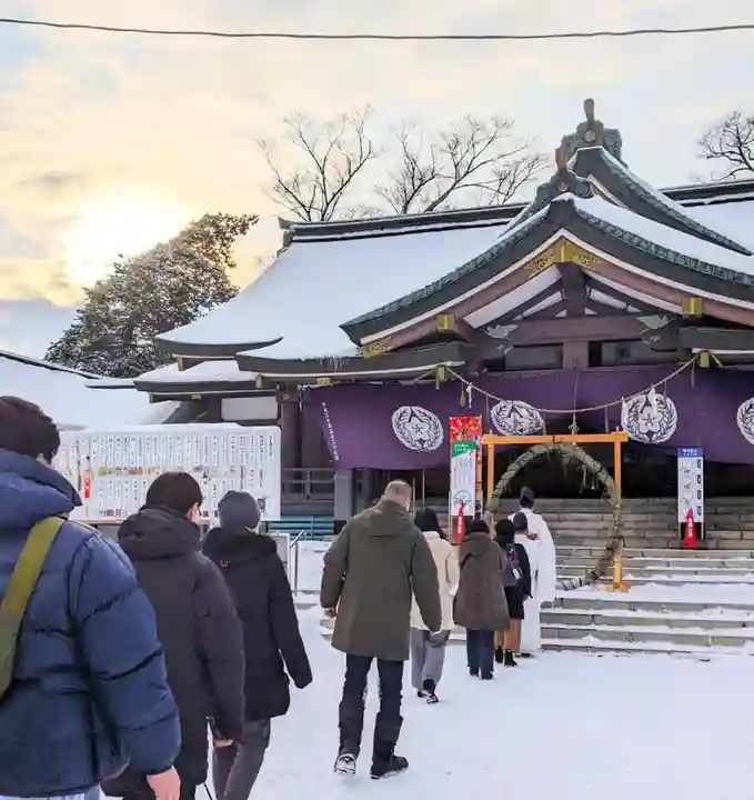札幌護國神社の初詣