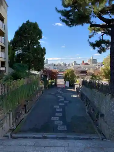 阿部野神社の景色