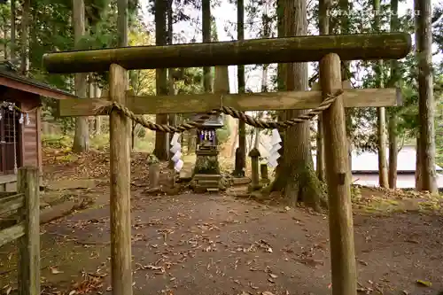 中社五斎神社の鳥居