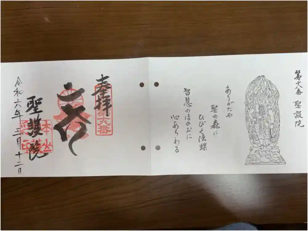 聖護院門跡の御朱印