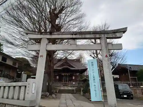 滝野川八幡神社の鳥居