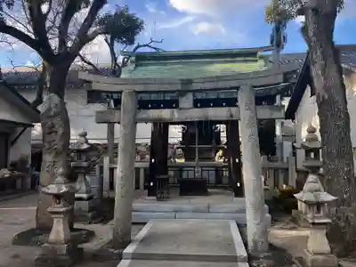 吹揚神社の鳥居