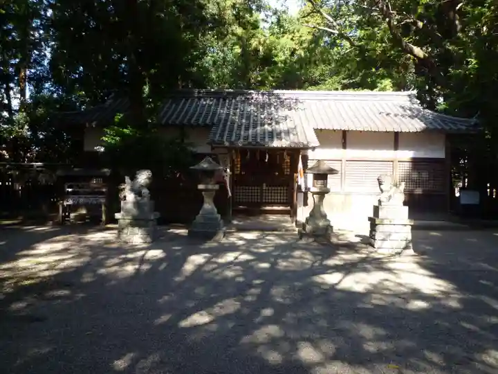 川併神社の本殿・本堂