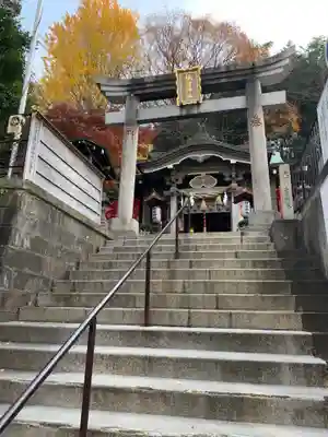 石川町諏訪神社の鳥居
