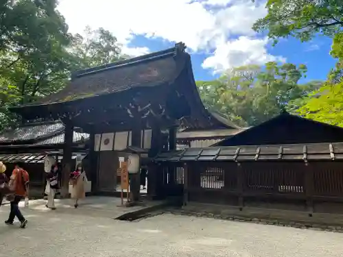 河合神社（鴨川合坐小社宅神社）の山門・神門