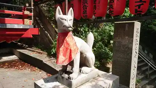 市谷亀岡八幡宮の狛犬