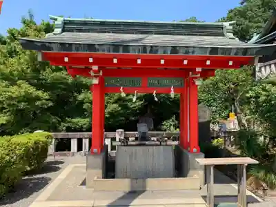 足利織姫神社の手水舎