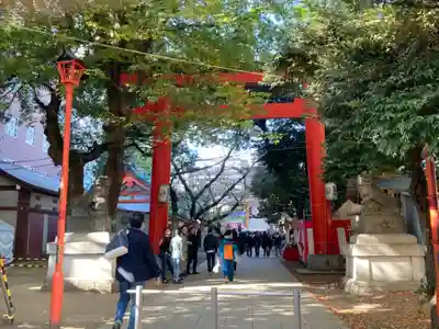 花園神社の鳥居