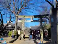 上戸田氷川神社の鳥居