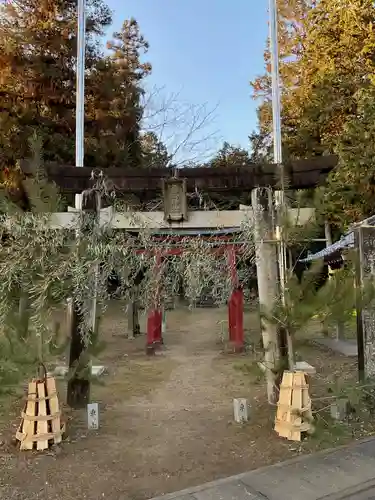 白山神社の鳥居