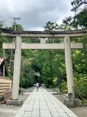 白旗神社の鳥居