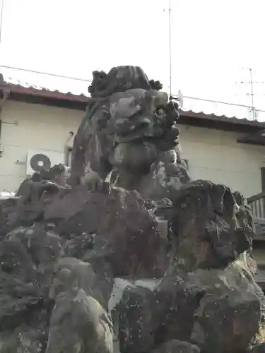 取手八坂神社の狛犬