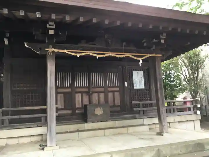 楊原神社の本殿・本堂
