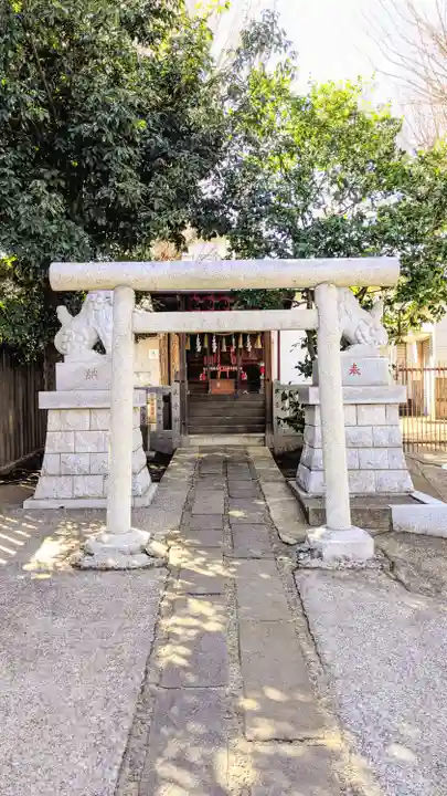 滝野川八幡神社の鳥居