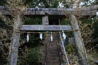 大六天麻王神社の鳥居