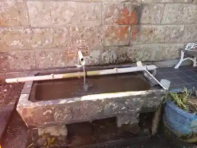 弓削寺の手水舎