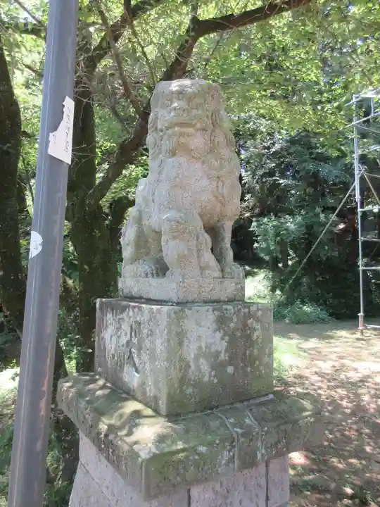 手白神社の狛犬