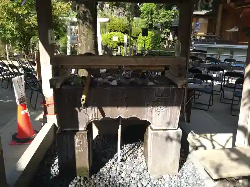 鳩森八幡神社の手水舎