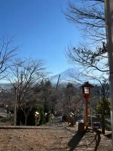 新倉富士浅間神社の景色