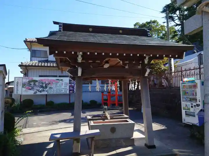 武蔵第六天神社の手水舎