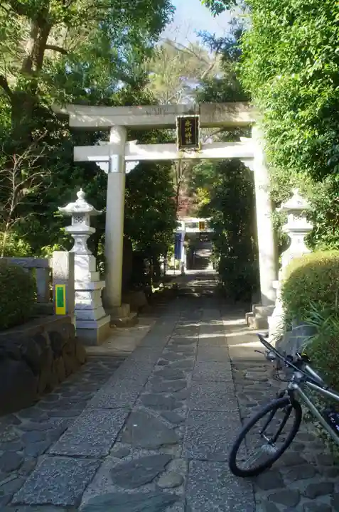 東新町氷川神社の鳥居
