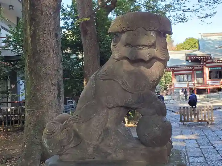 武蔵野八幡宮の狛犬