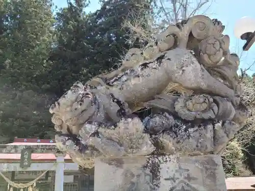 古殿八幡神社の狛犬