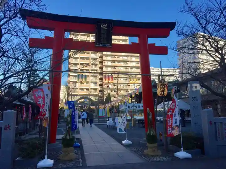 亀戸浅間神社の鳥居