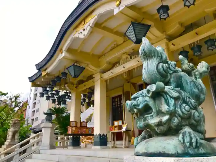 難波八阪神社の本殿・本堂