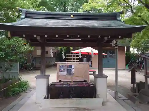 越谷香取神社の手水舎