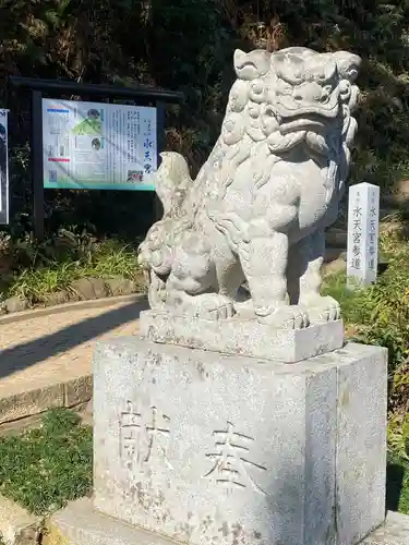 高麗神社の狛犬