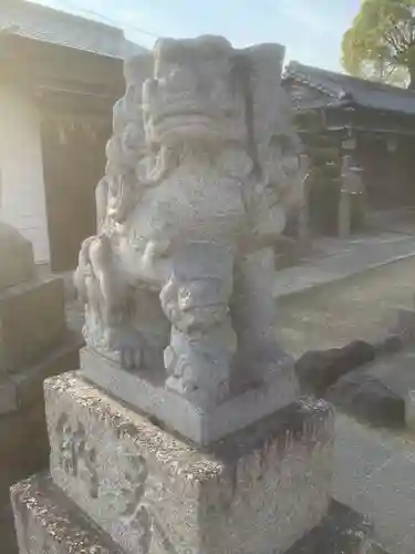 河原神社の狛犬