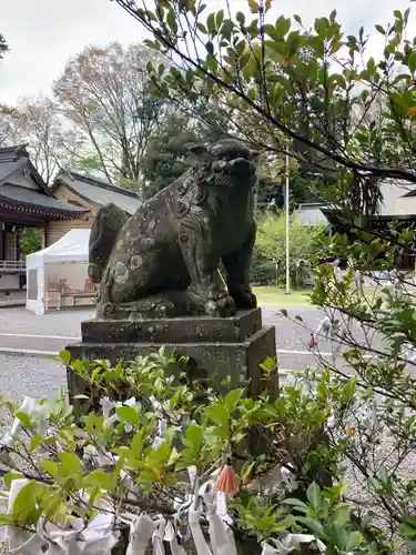 朝日森天満宮の狛犬