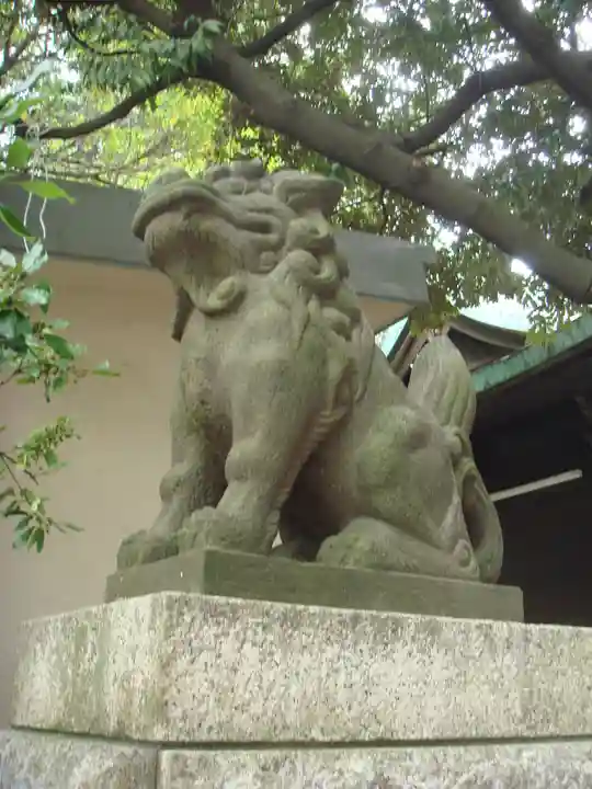 川口神社の狛犬