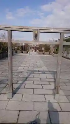 鉄道神社の鳥居