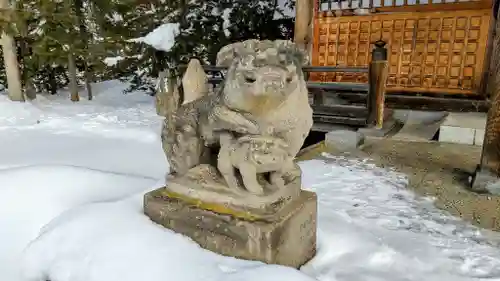 相馬妙見宮　大上川神社の狛犬