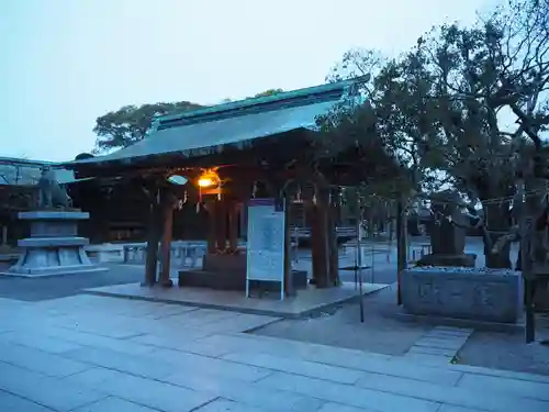 宮地嶽神社の手水舎