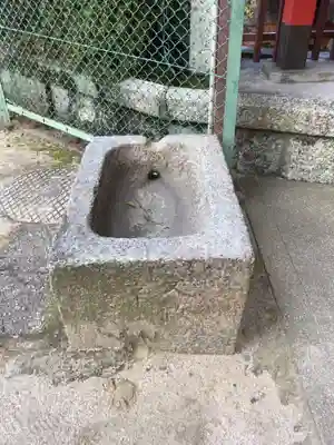 植田八幡宮の手水舎