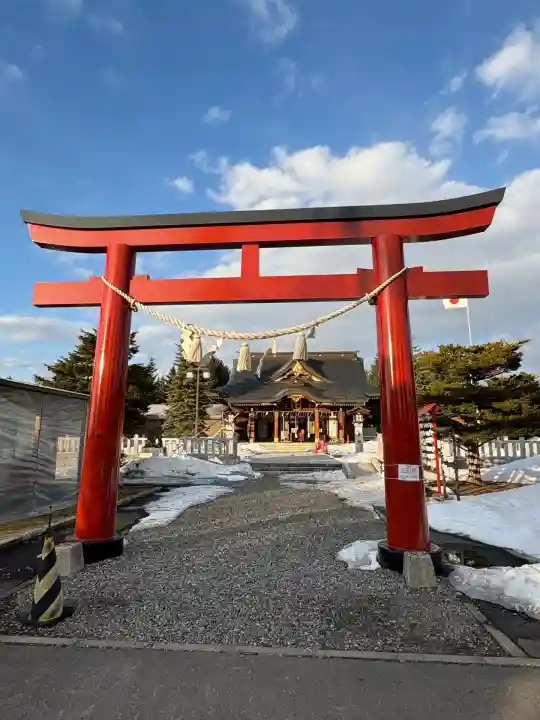 美瑛神社の鳥居