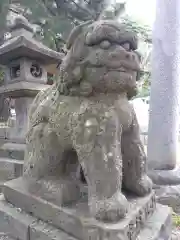 白山神社の狛犬